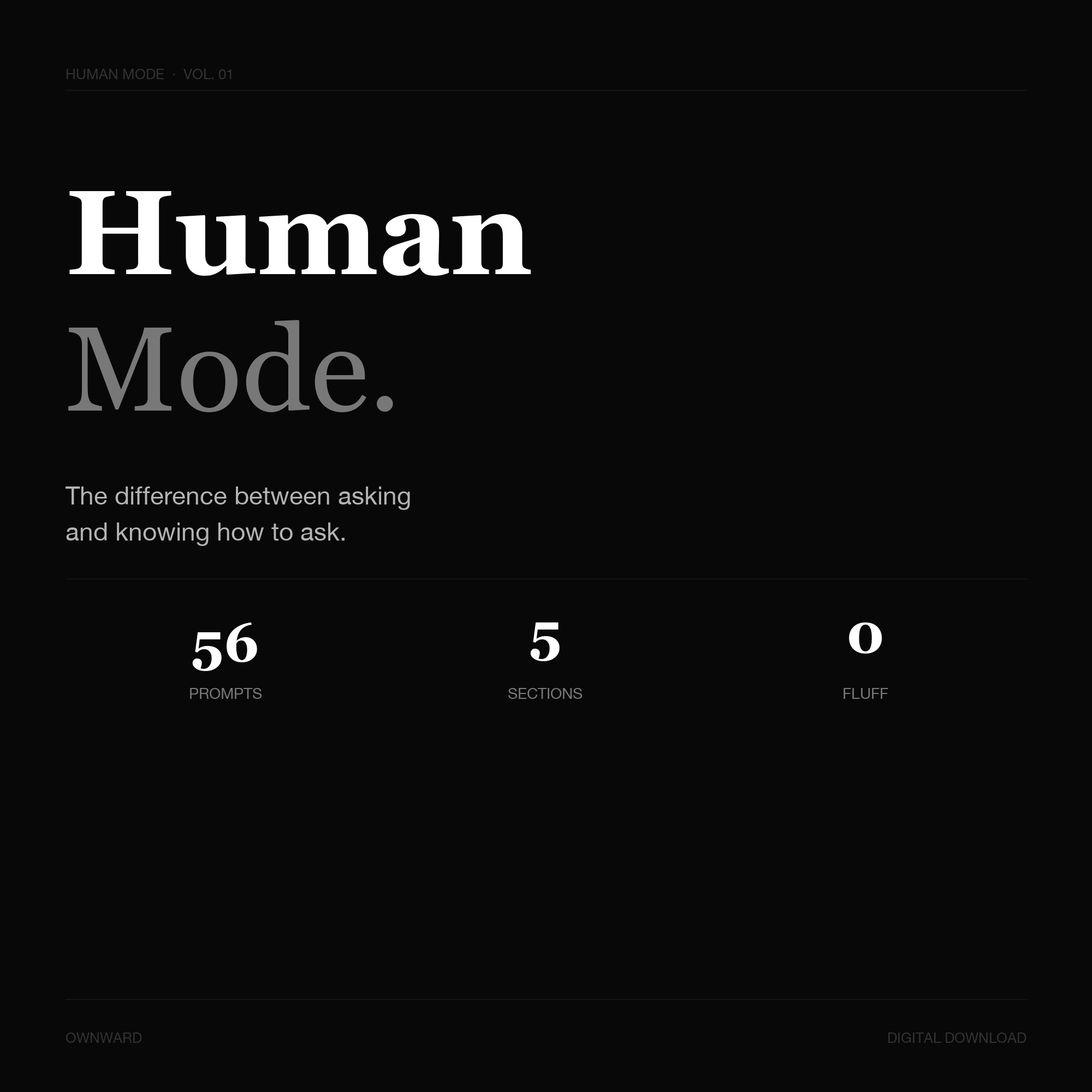 Human Mode