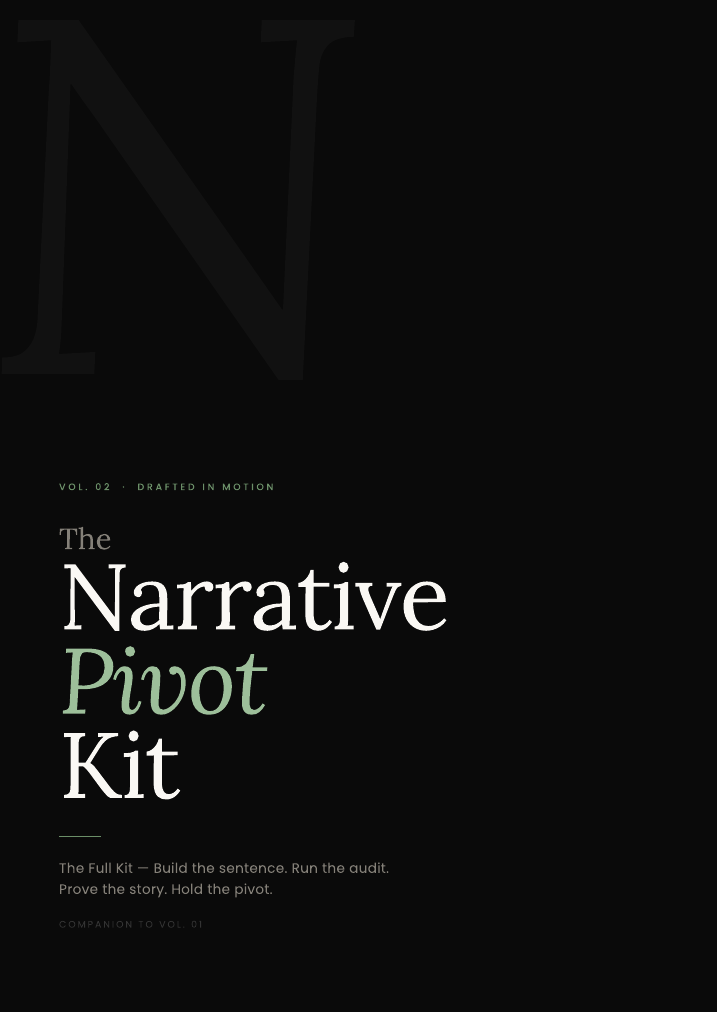 The Narrative Pivot Kit cover